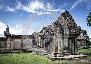 Preah vihear famous ancient temple ruins landmark in cambodia