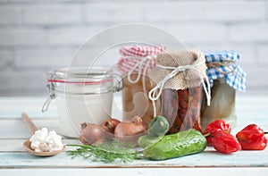 Prebiotic fermented foods photo