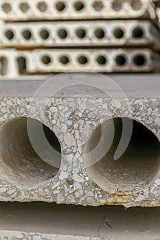 Precast concrete hollowcore slabs