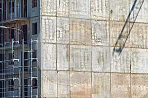 Precast concrete wall building