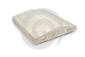 Precast Concrete Wall Cap on a white background