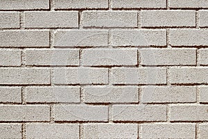 Precast concrete white bricks brickwall wall photo