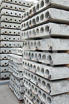 Precast reinforced concrete slabs