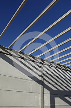 Precast structure in construction