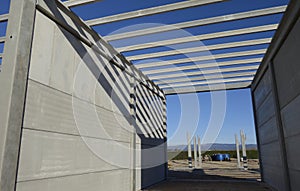 Precast structure in construction