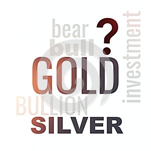 Precious Metals Investment Gold Silver Illustration