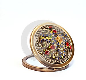 Precious pocket mirror