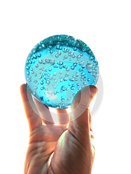 Precious water - glass ball