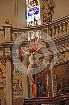 Precious wooden crucifix