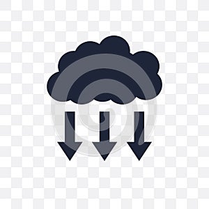 precipitation transparent icon. precipitation symbol design from