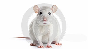 Precise And Meticulous Detailing: Ethical Concerns In Rembrandtesque White Rat Image