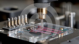 precise microfluidic device testing