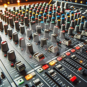 Precision and Artistry: Mastering the Audio Mixing Console