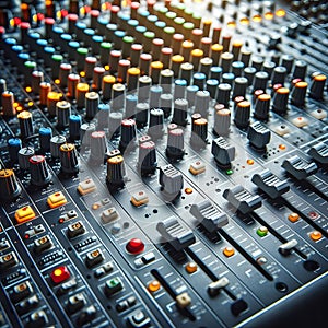 Precision and Artistry: Mastering the Audio Mixing Console