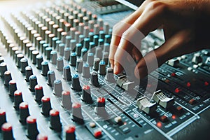 Precision and Artistry: Mastering the Audio Mixing Console