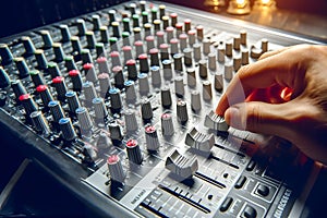 Precision and Artistry: Mastering the Audio Mixing Console