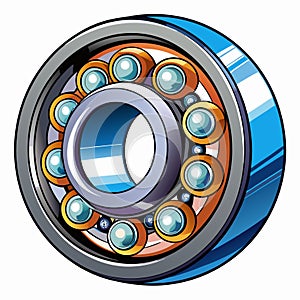 Precision Bearing White Background