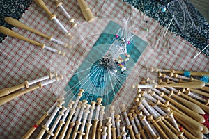 Bobbin lacemaker work