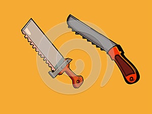 Precision Cuts - Illustrated of a Handsaw photo