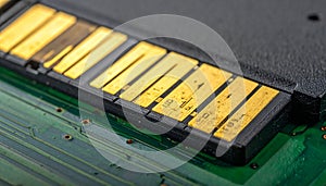 Precision Electronics - Gold Contacts on a PCB
