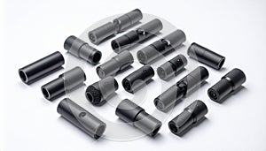 Precision Engineered Black Mechanical Components