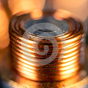Precision Engineered Copper Inductor Coil