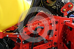 Precision inline seeder. A row seeder. Seed drill