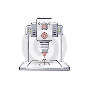 Precision Laser Cutting Machine Processing Materials in a Workshop Environment