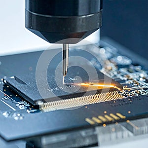Precision Laser Manufacturing of a Microchip