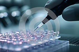 Precision Pipette Dispensing in Sterile Environment