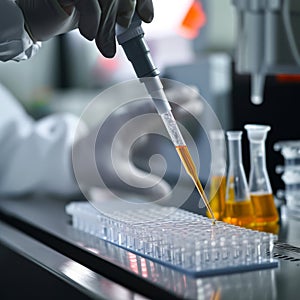 Precision Pipette Dispensing in Sterile Environment