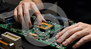 AI-Generated Motherboard Repair