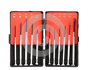 Precision screwdriver set.