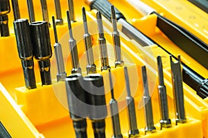 Precision screwdriver set for electronics repair