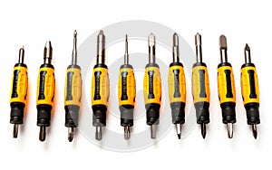 Precision Screwdriver on White Background