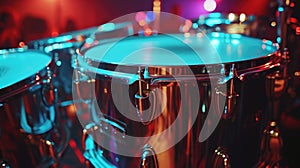 Precision and strength combine as the steel drums command attention with their dynamic rhythms