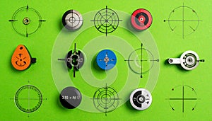 Precision Targeting Technology Flat Lay