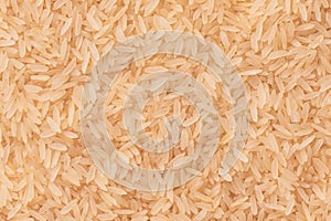 Precooked rice in a plate