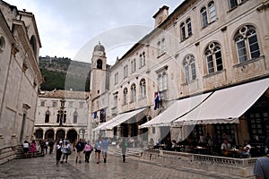 Pred Dvorom street in the old town of Dubrovnik