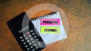 PREDATOR LENDING