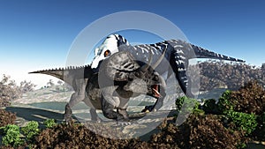 Predatory dinosaur photo