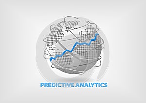 Predictive Analytics concept as illustration. photo