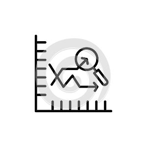 Predictive Analytics thin line icon set