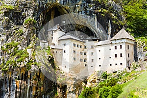 Predjama castle inside the mountain