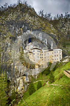 Predjama castle in Postojna, Slovenia.