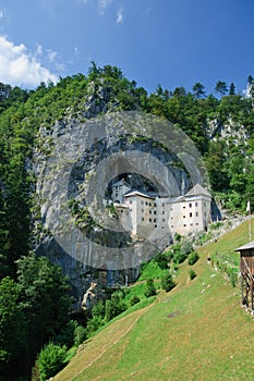 Predjama Castle in Postojna, Slovenia