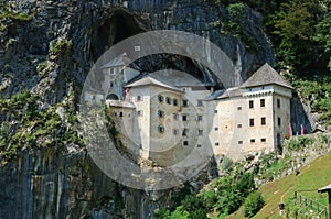 Predjama Castle in Postojna, Slovenia