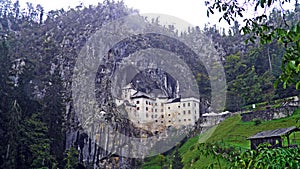 Predjama Castle Predjamski grad or grad Predjama, Hohlenburg Lueg Hoehlenburg Lueg, Castel Lueghi or Predjama