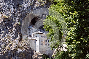 Predjama Castle Predjamski grad was built in the Renaissance style, Postojna, Slovenia