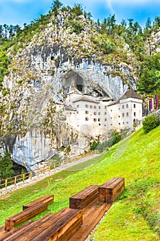 Predjama Castle in Slovenia